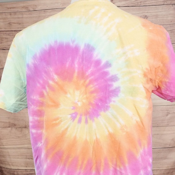 NICKELODEON SPONGEBOB SQUAREPANTS PATRICK TIE DYE CARTOON T-SHIRT SZ M - Picture 4 of 5